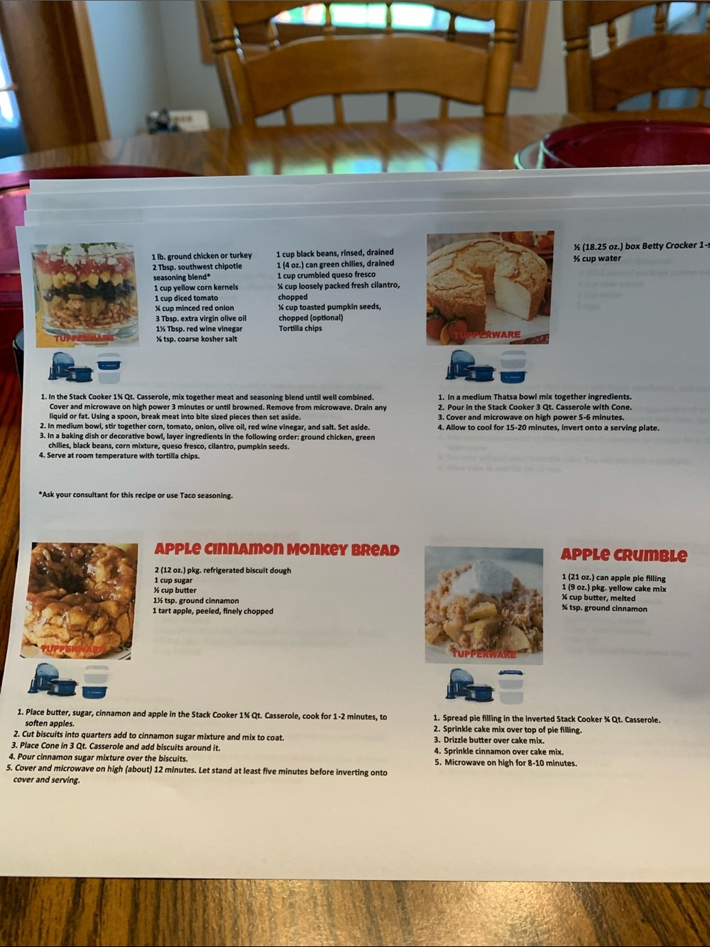 Tupperware Microwave Stack Cooker Set with Recipes - Picture 12 of 16
